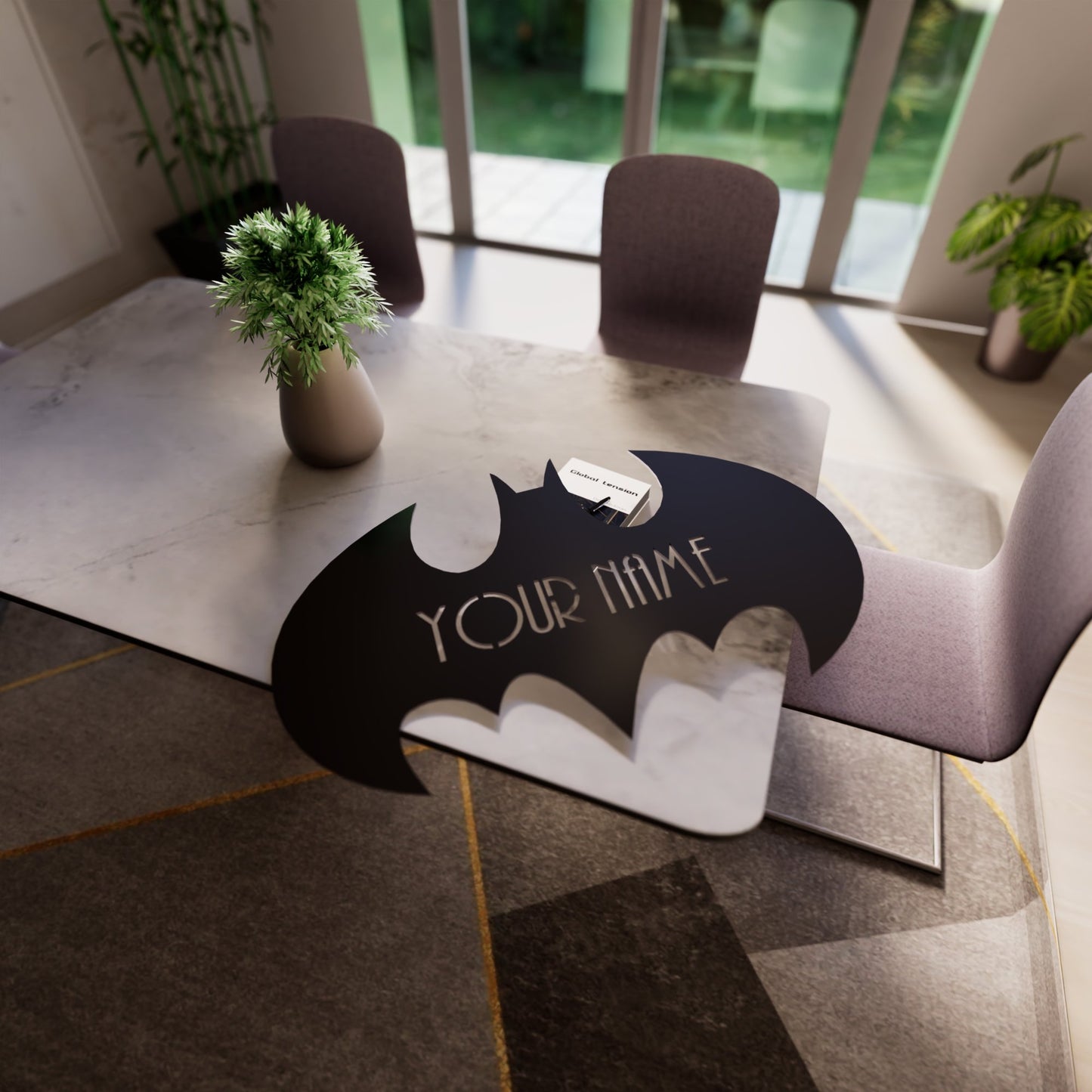 Batman Personalized Wall Sign, Led Wall Decor - Kutalp