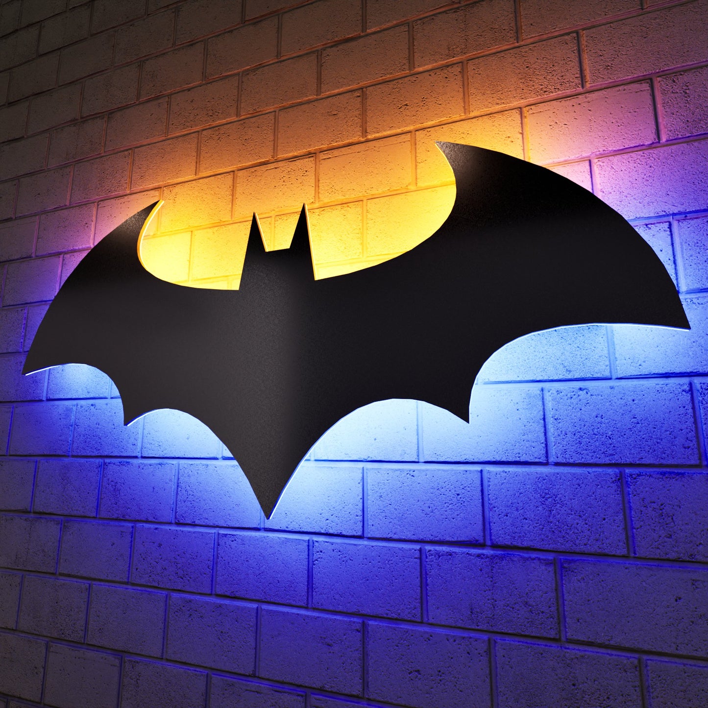 Batman Wall Sign, Led Wall Decor - Kutalp