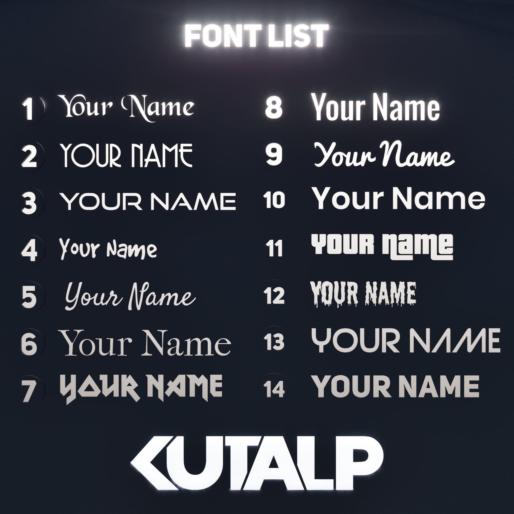 Cargo Aircraft RGB Led Wall Sign Personalized - Kutalp