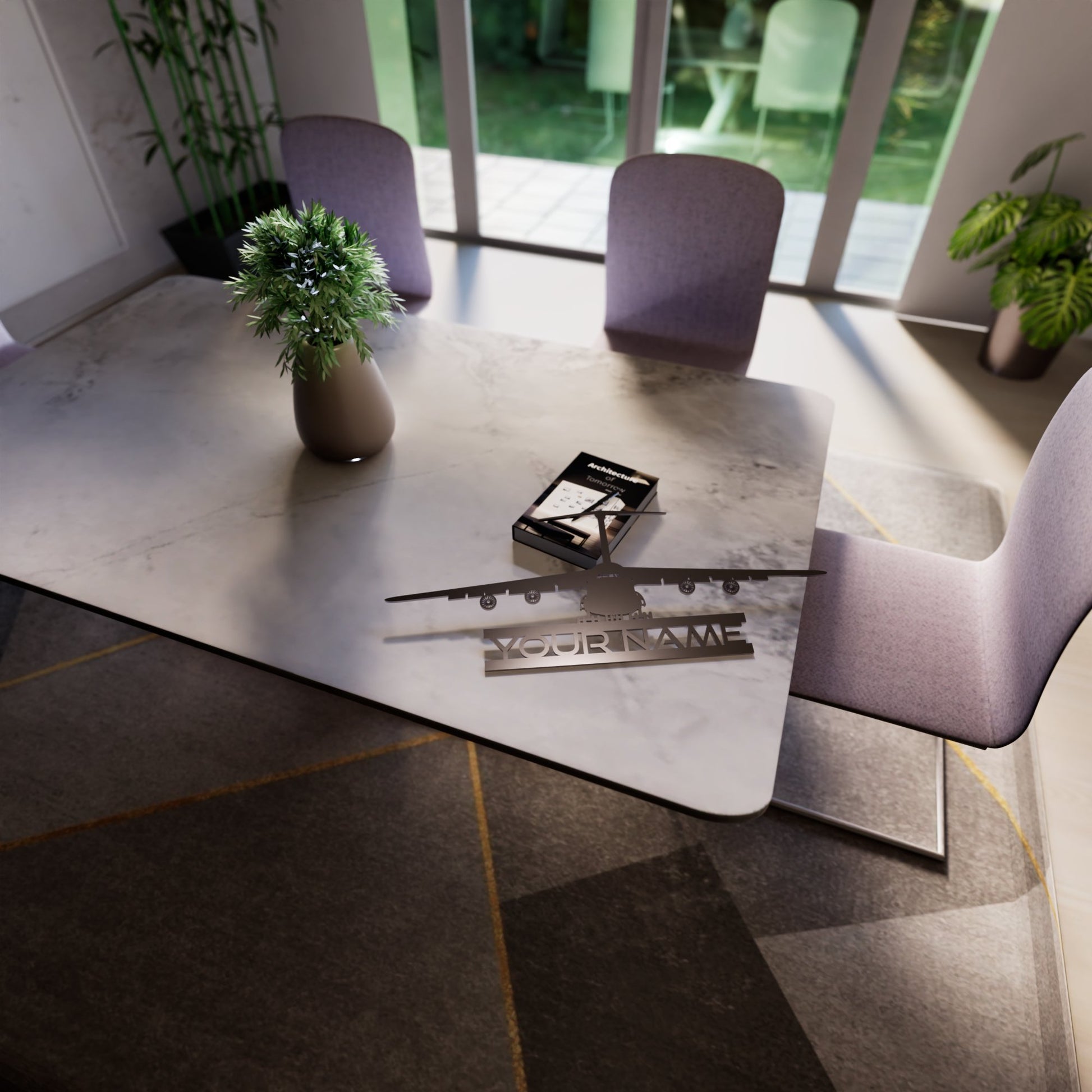 Cargo Aircraft RGB Led Wall Sign Personalized - Kutalp