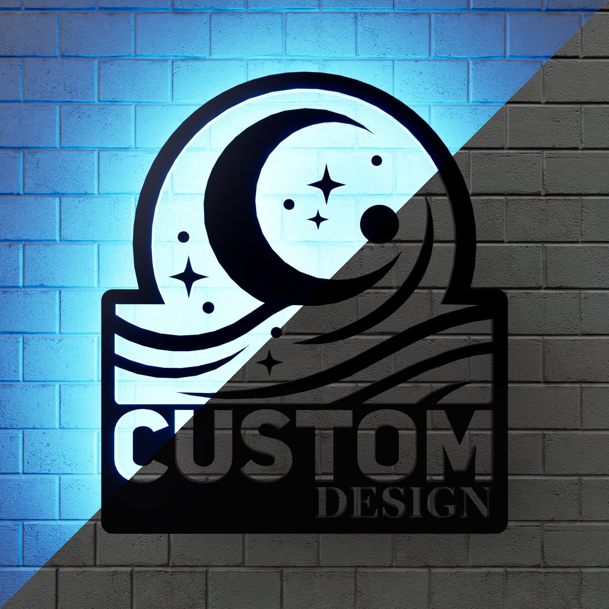 Custom Logo Design RGB Led Wall Sign - Kutalp