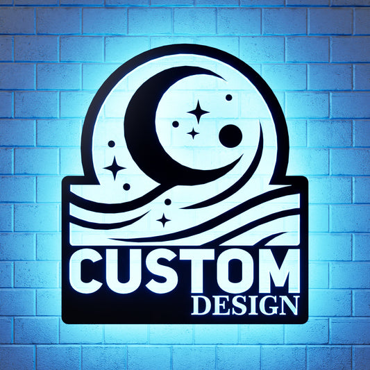 Custom Logo Design RGB Led Wall Sign - Kutalp