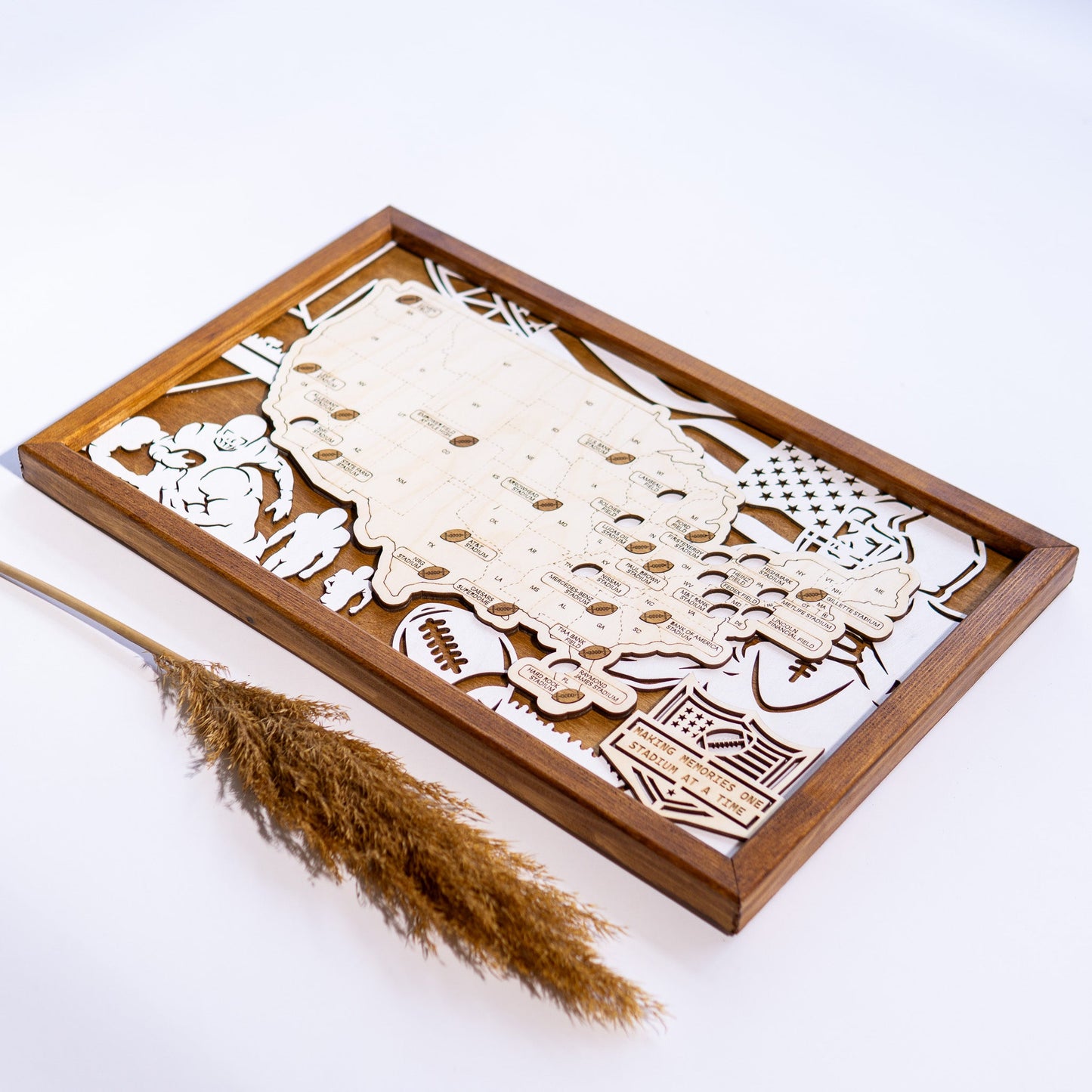 NFL Stadium Map with Background - Kutalp