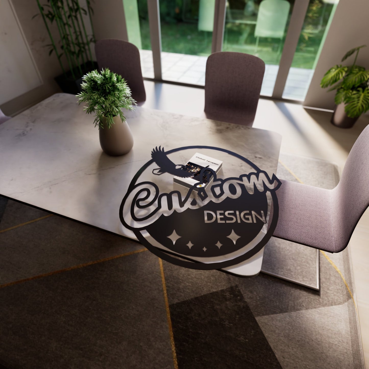 Personalized Business Logo Design RGB Led Wall Sign - Kutalp