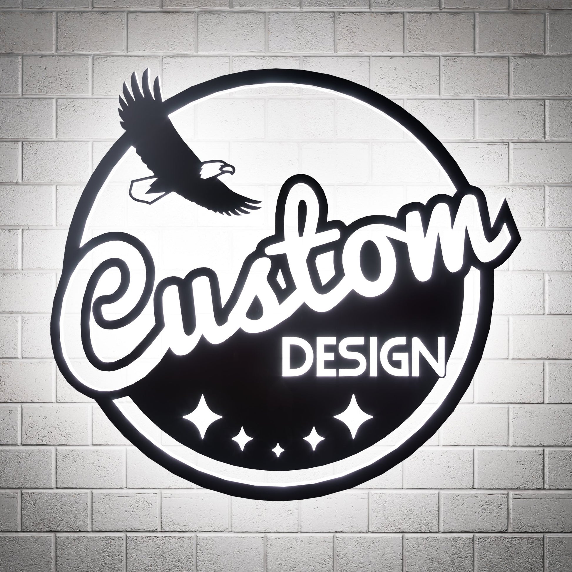 Personalized Business Logo Design RGB Led Wall Sign - Kutalp