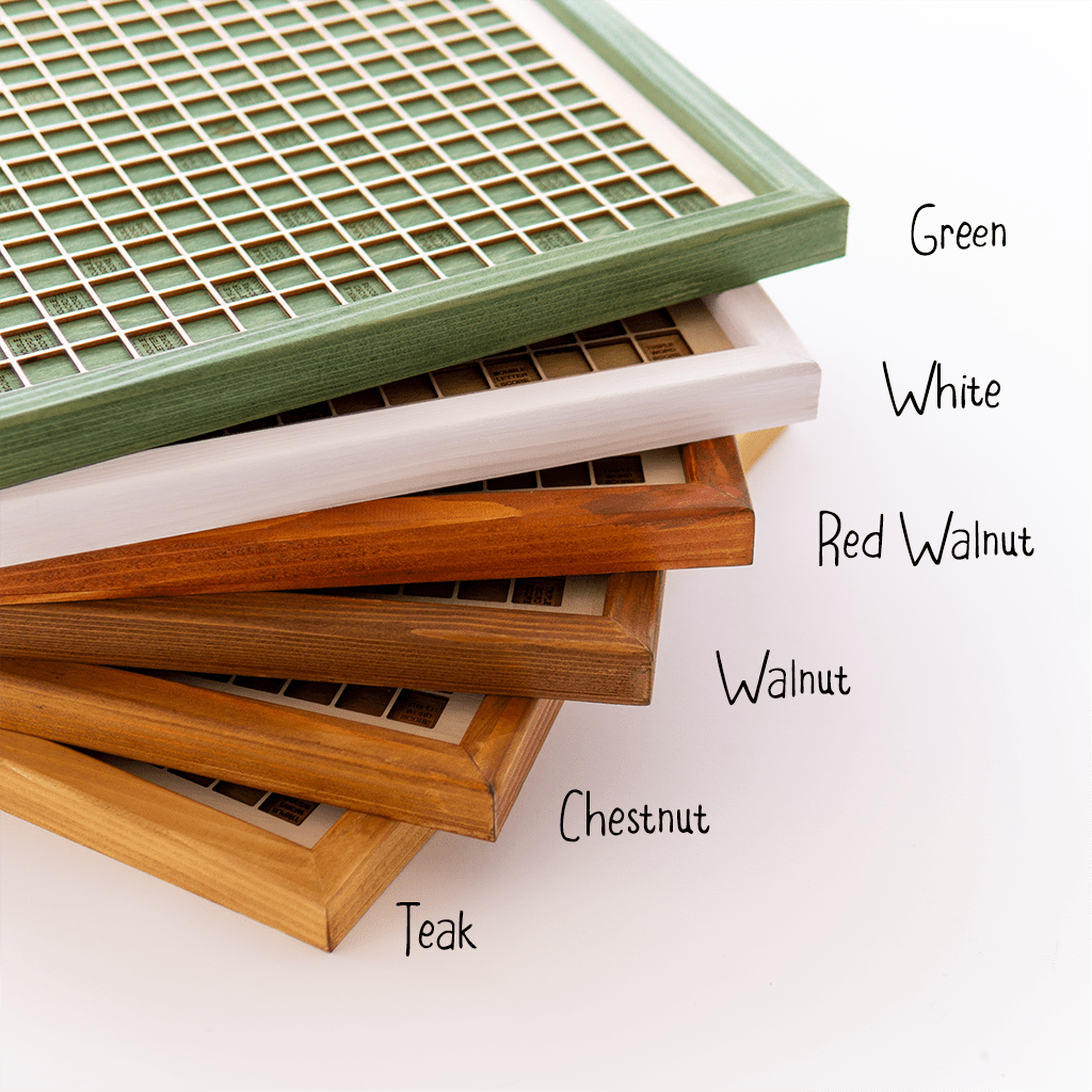 Rustic Scrabble Board Wooden, Game Board, Rotating Board - Kutalp