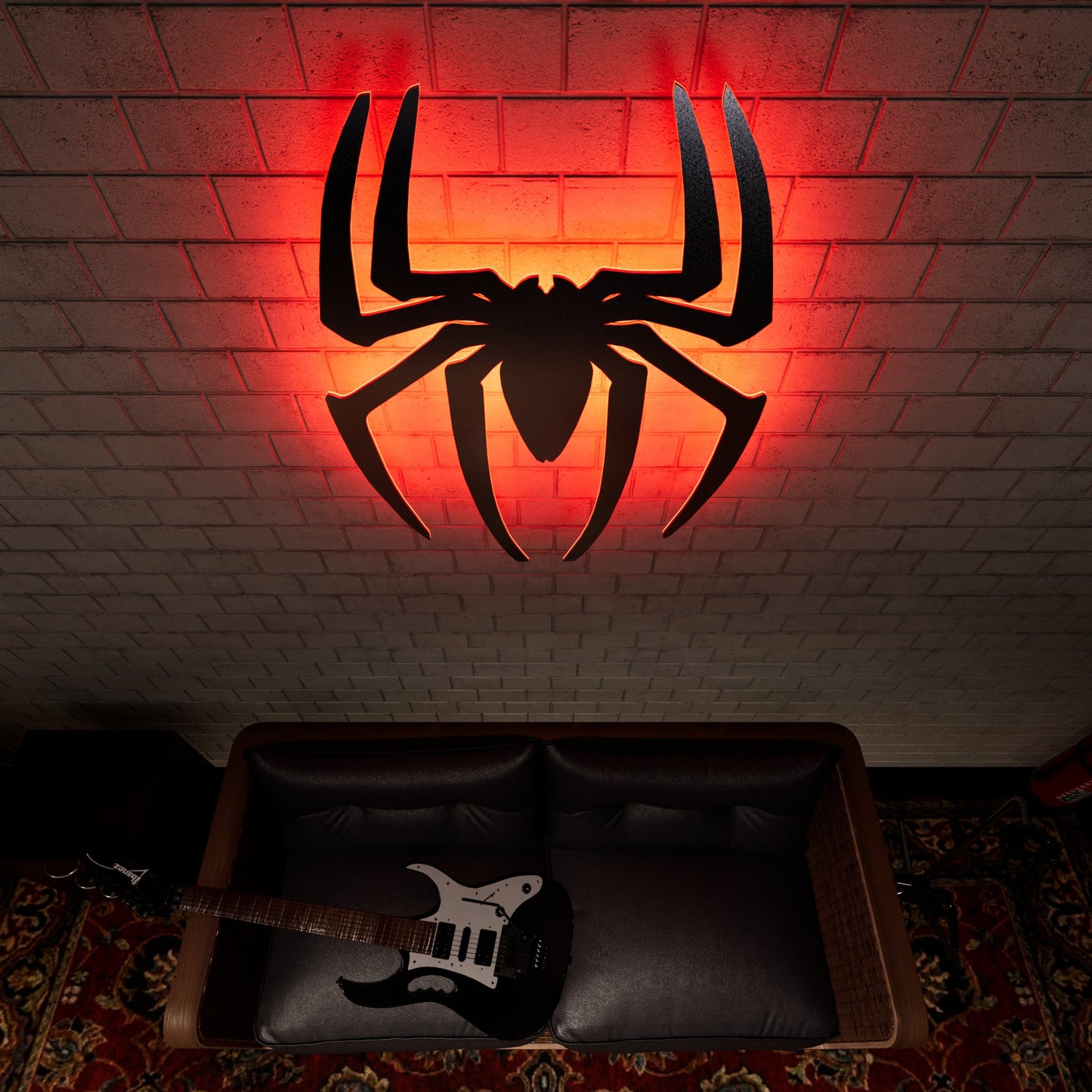 Spiderman Wall Sign, Led Wall Decor - Kutalp