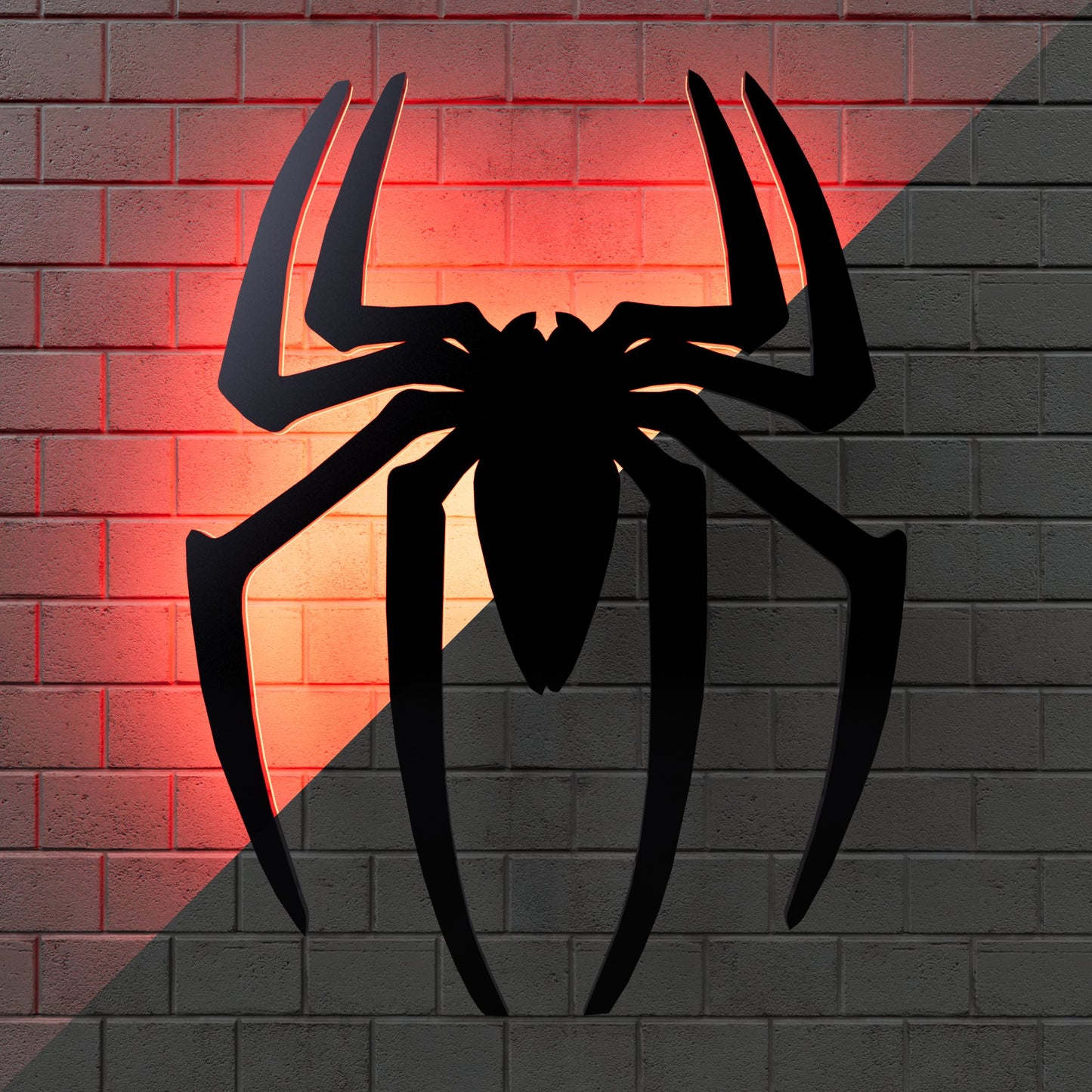 Spiderman Wall Sign, Led Wall Decor - Kutalp