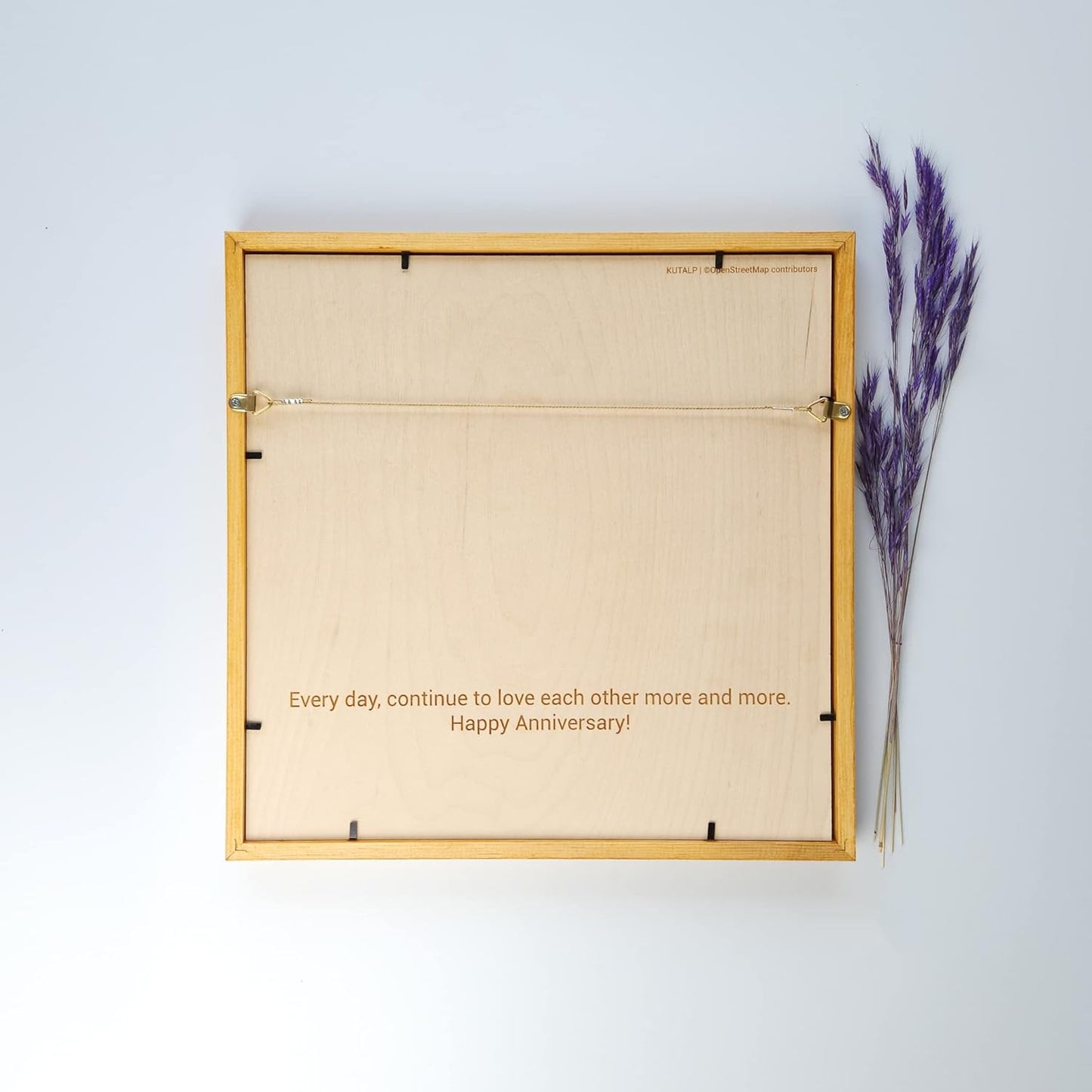 Yuriria, Guanajuato, Mexico Wooden City Map | Wood & Epoxy - Kutalp