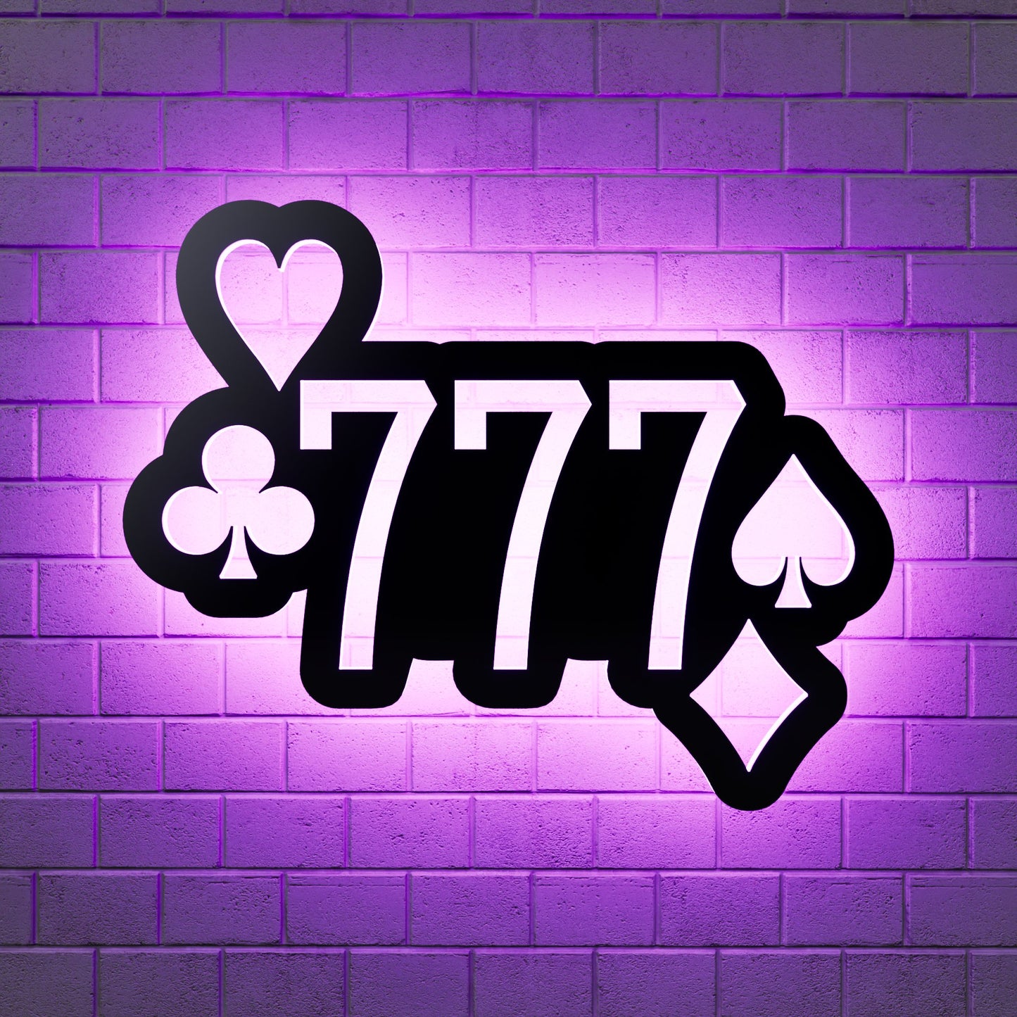 777 Slot Casino RGB Led Wall Sign: Elevate Your Game - Kutalp