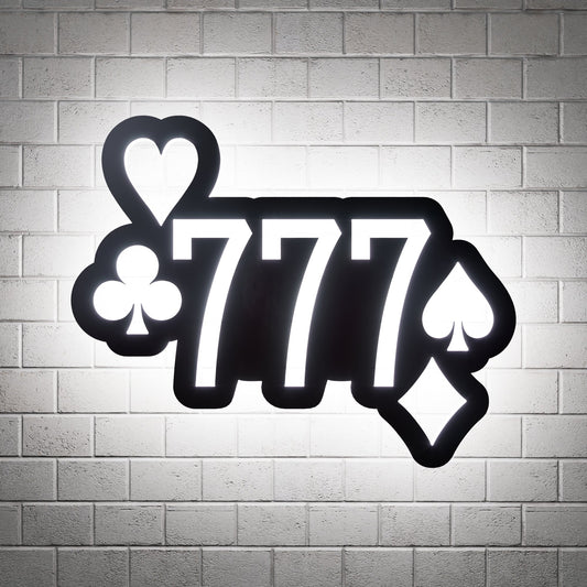 777 Slot Casino RGB Led Wall Sign: Elevate Your Game - Kutalp
