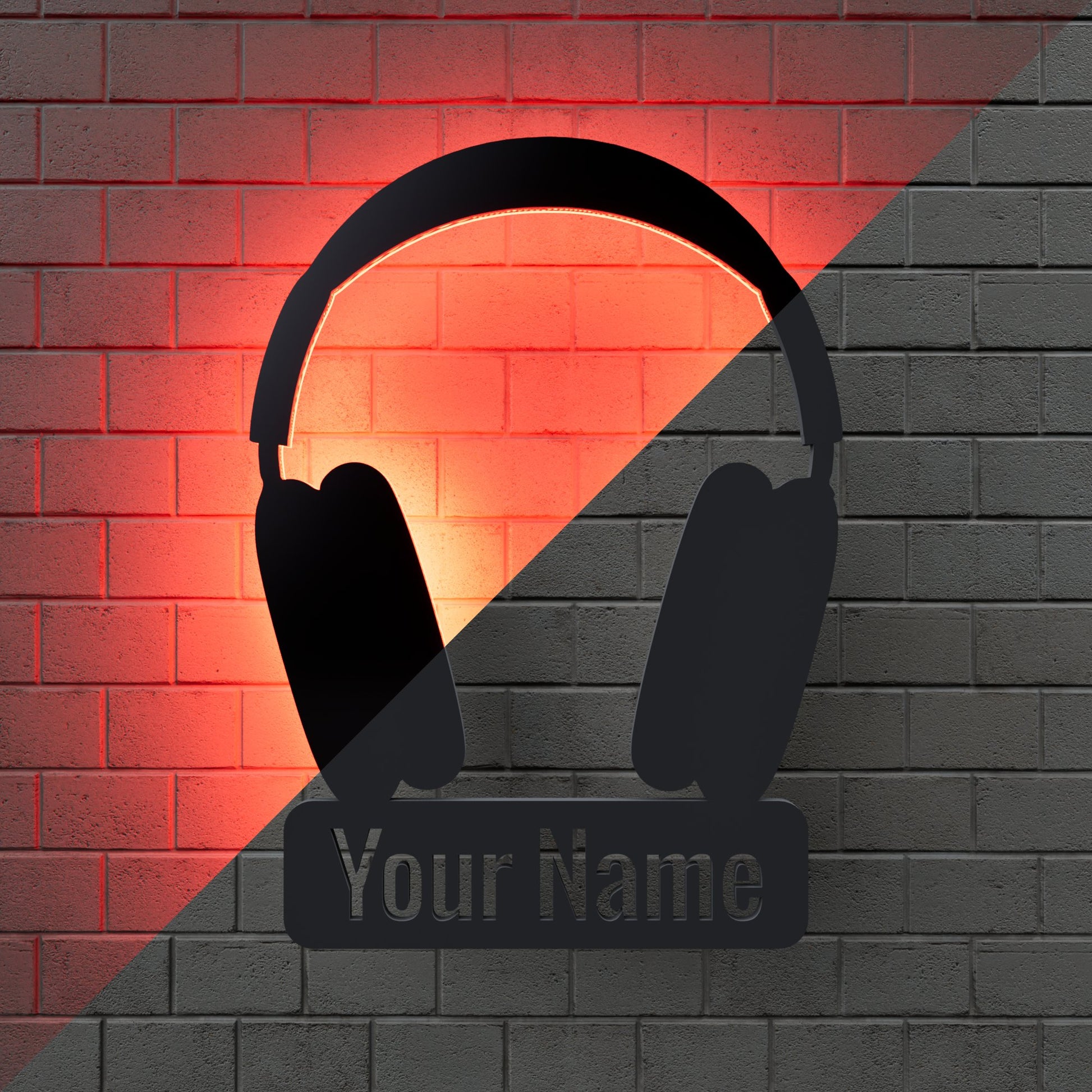 AirPods Max RGB Led Wall Sign Personalized - Kutalp