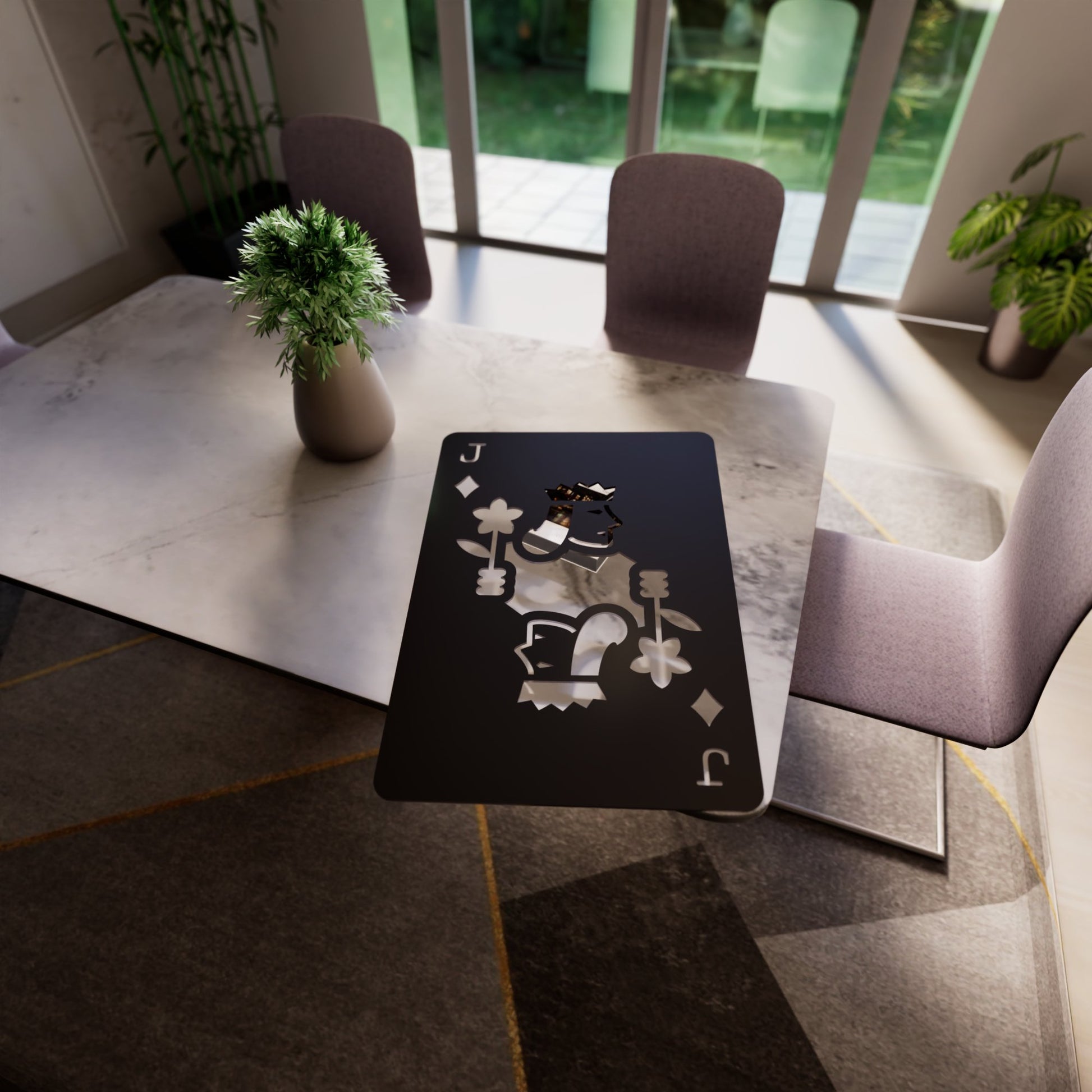 Jack of Diamonds RGB Led Wall Sign: Playing Cards - Kutalp