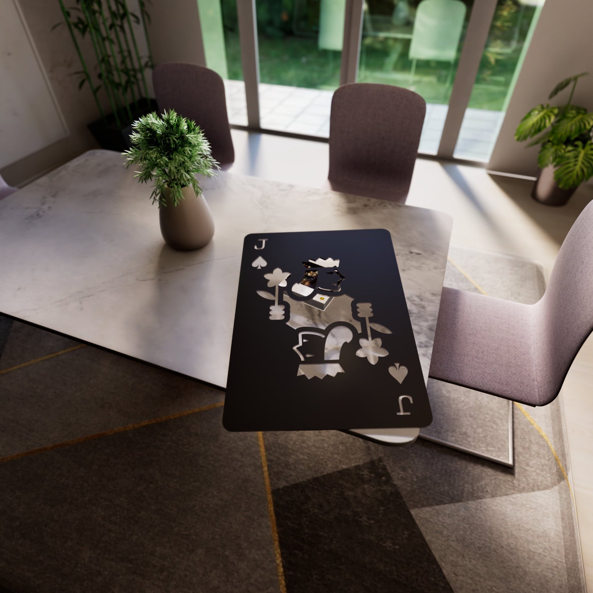 Jack of Spades RGB Led Wall Sign: Playing Cards - Kutalp