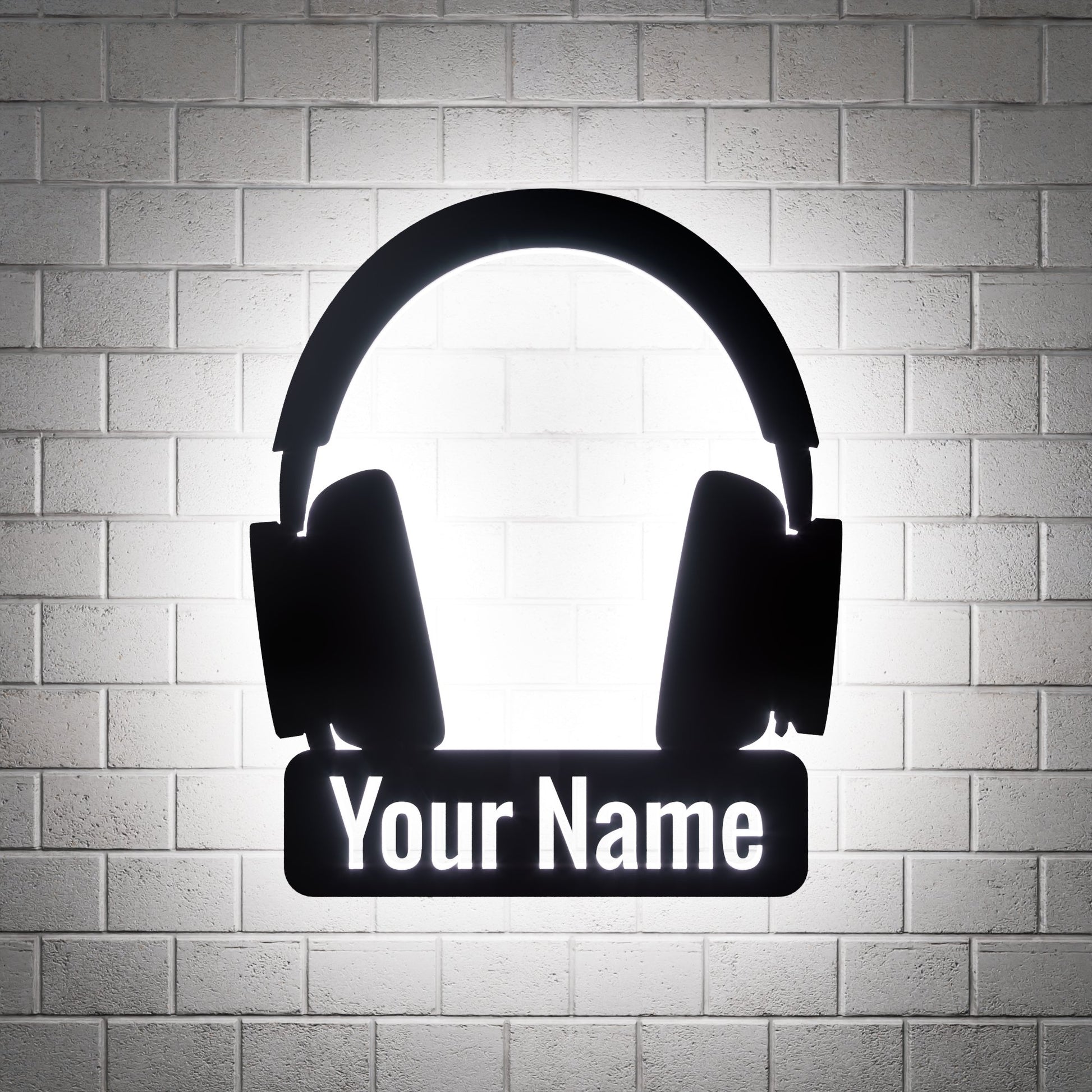 Microsoft Xbox Headset RGB Led Wall Sign Personalized - Kutalp