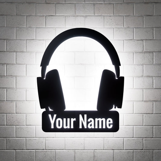 Microsoft Xbox Headset RGB Led Wall Sign Personalized - Kutalp