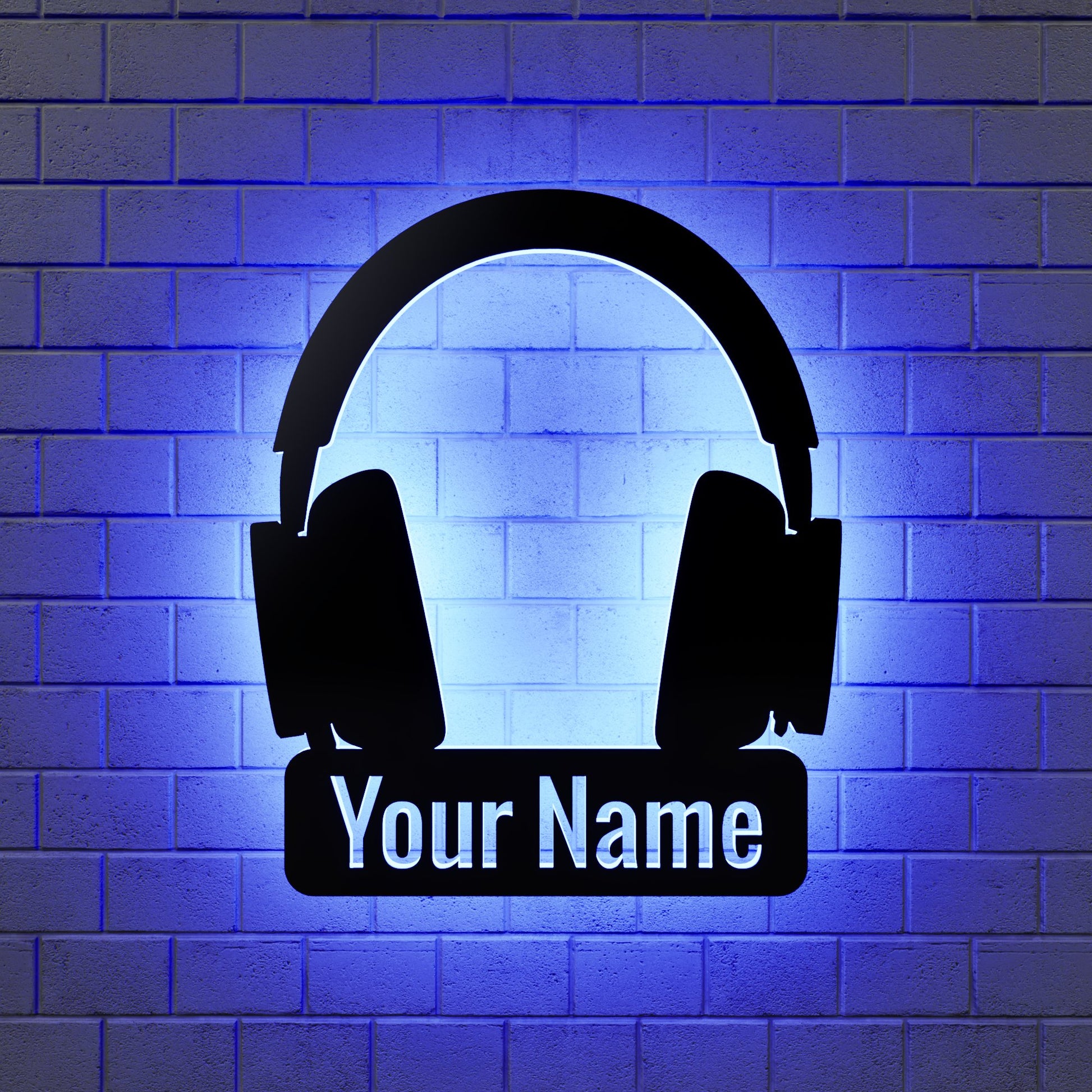 Microsoft Xbox Headset RGB Led Wall Sign Personalized - Kutalp