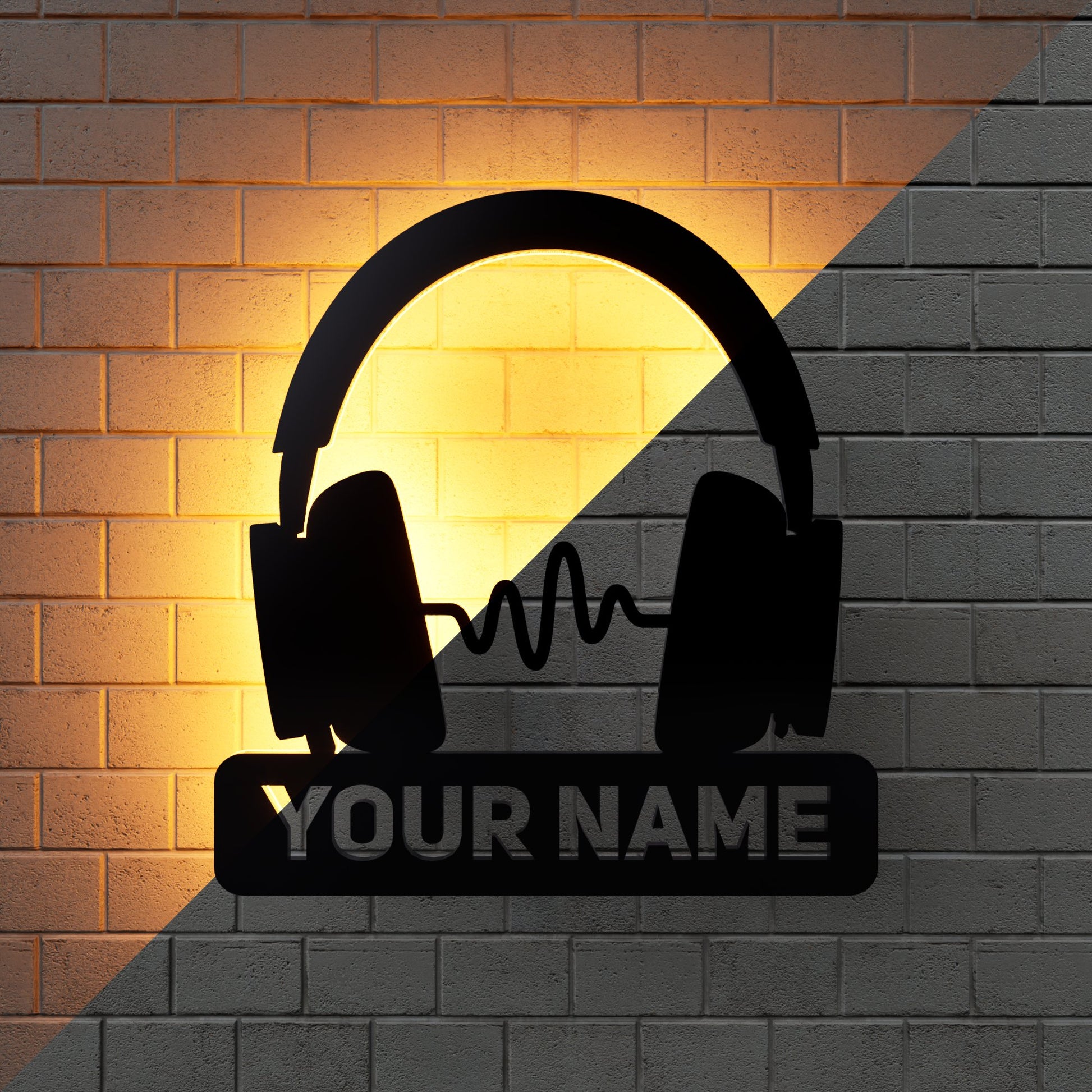 Microsoft Xbox Headset Wave RGB Led Wall Sign Personalized - Kutalp