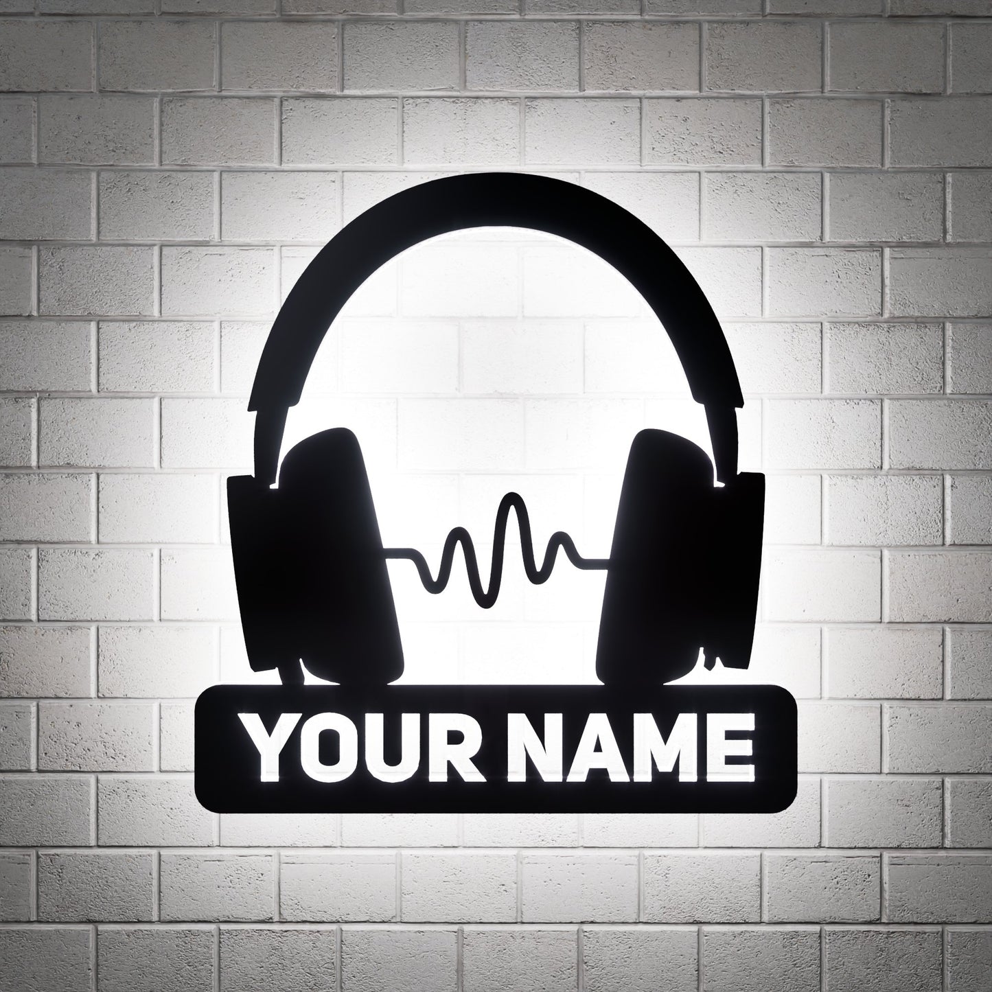 Microsoft Xbox Headset Wave RGB Led Wall Sign Personalized - Kutalp