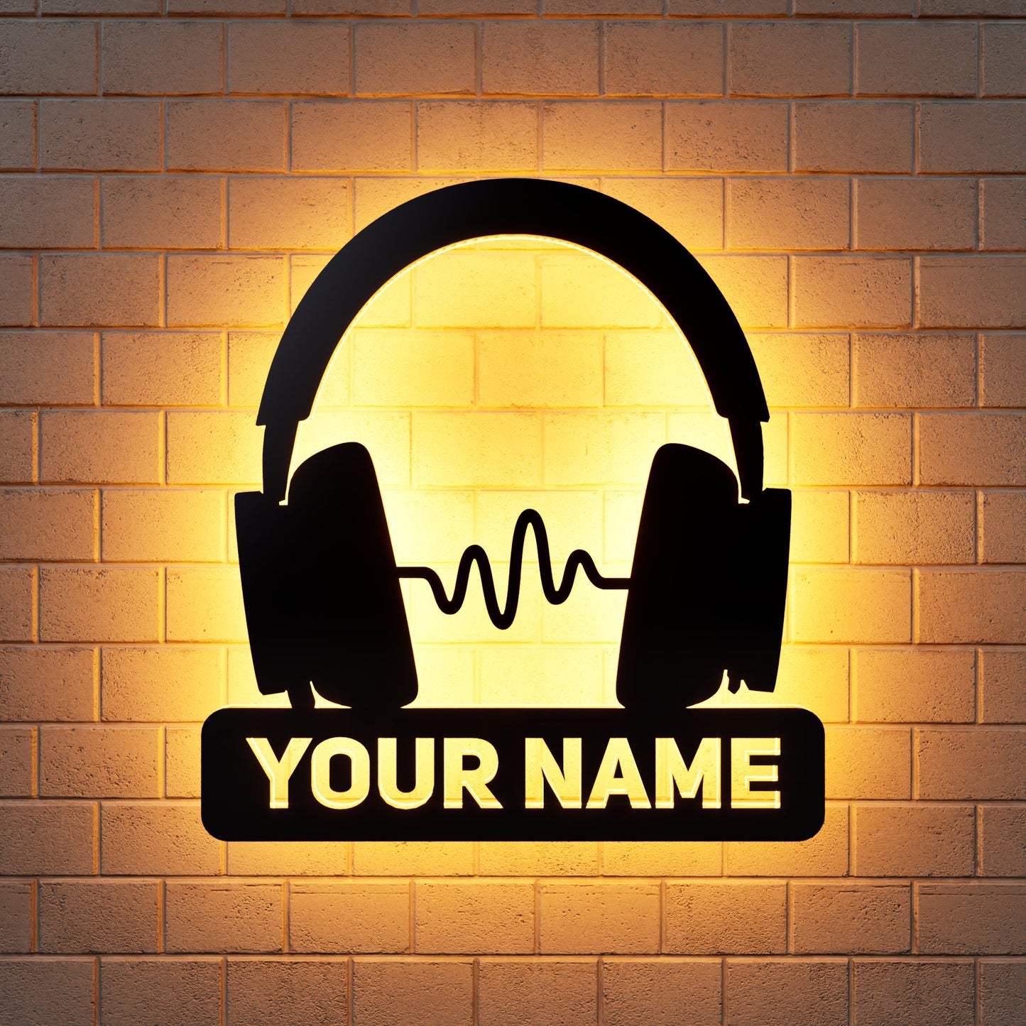 Microsoft Xbox Headset Wave RGB Led Wall Sign Personalized - Kutalp