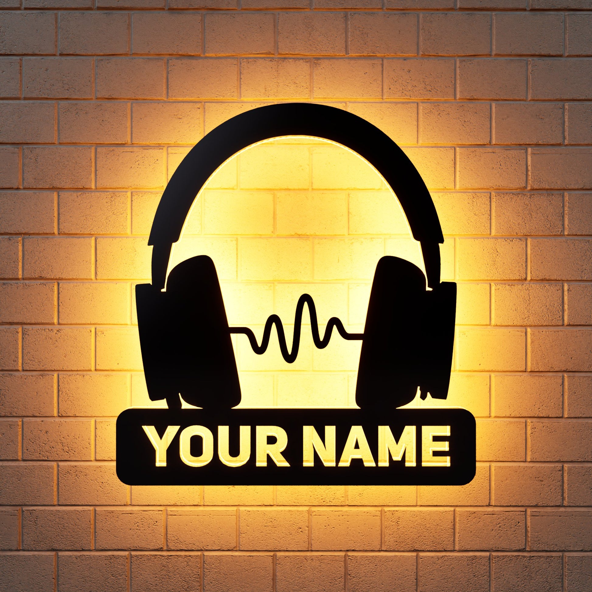 Microsoft Xbox Headset Wave RGB Led Wall Sign Personalized - Kutalp