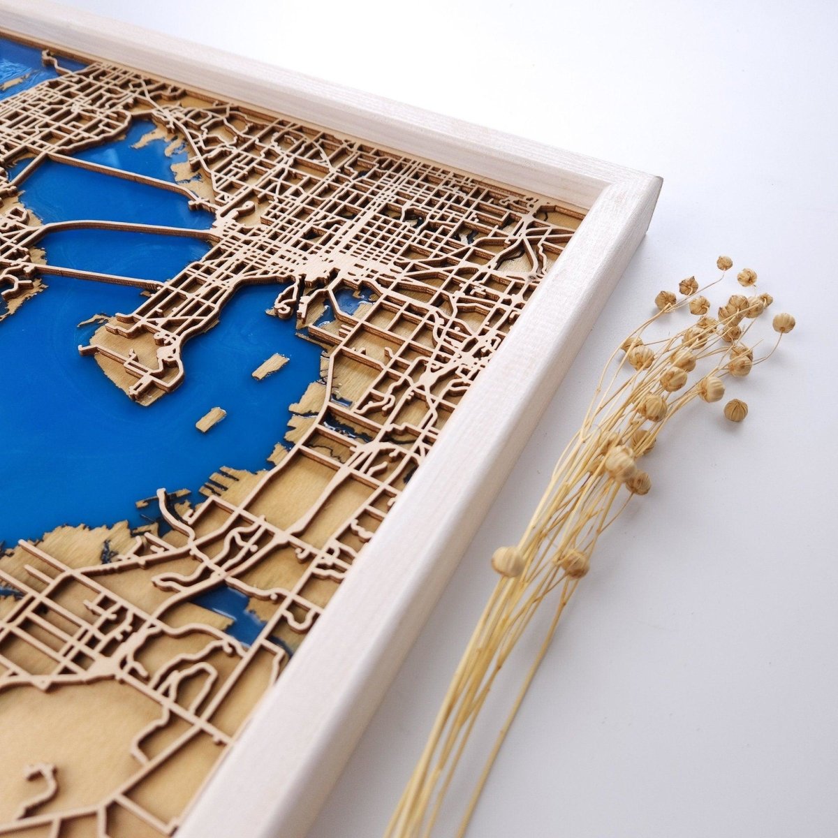 Wooden Map of Any City - Kutalp
