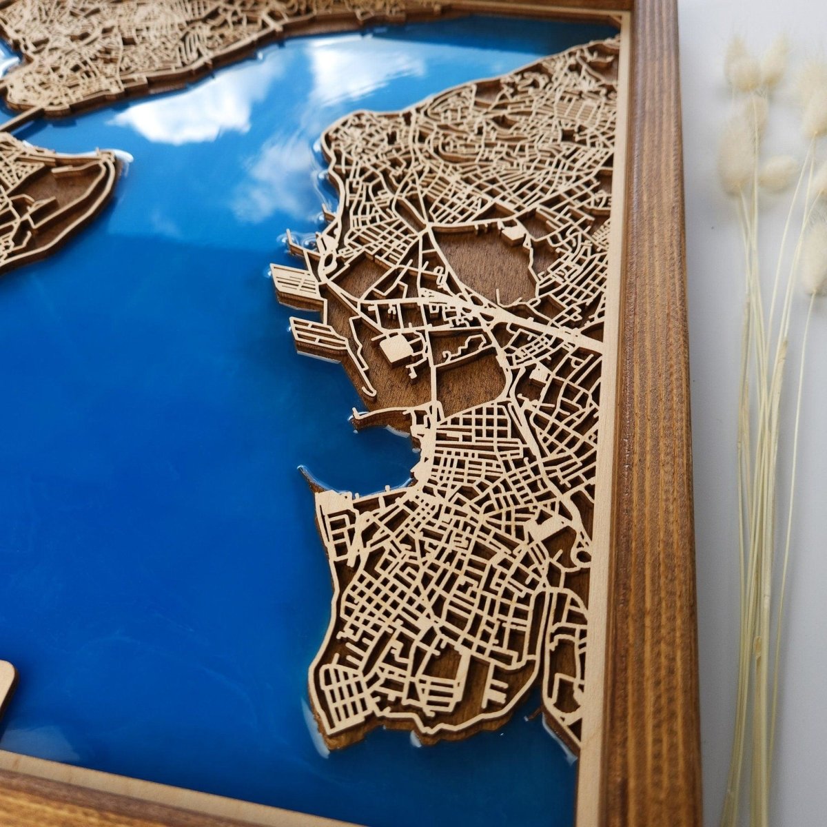 Wooden Map of Any City - Kutalp