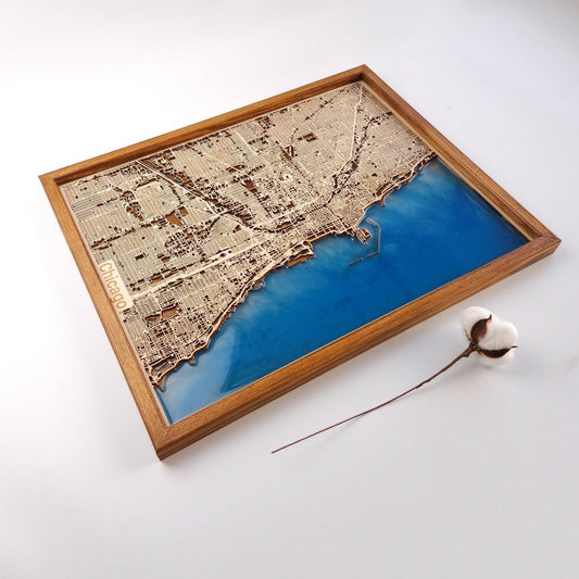 Wooden Map of Any City - Kutalp