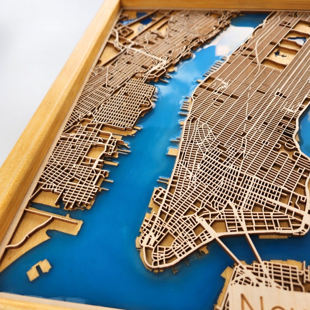 Wooden Map of Any City - Kutalp